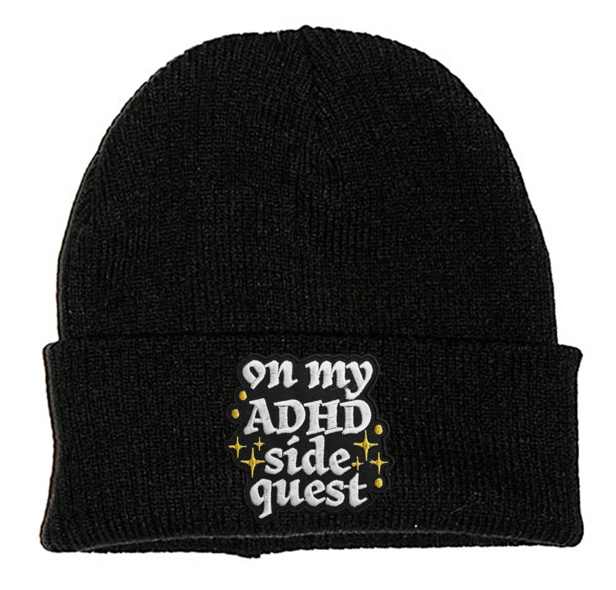 On My ADHD Side Quest Patch Beanie