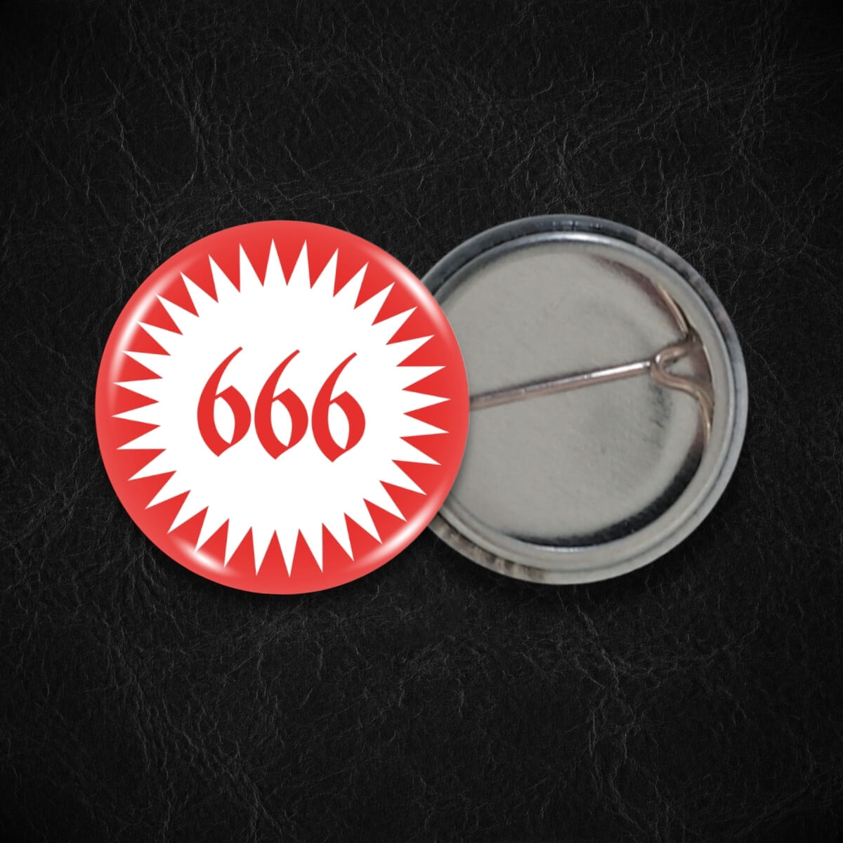 666 Badge ⛧ Occult Patches & Pins