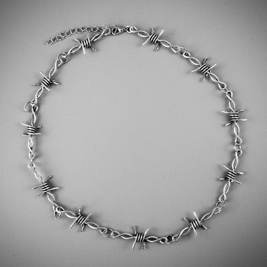 Barbed Wire Choker | Occult Patches & Pins