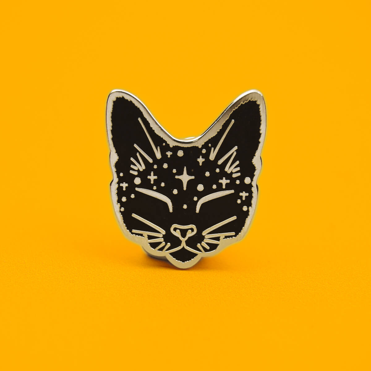 Cosmic Cat Enamel Pin | Occult Patches & Pins