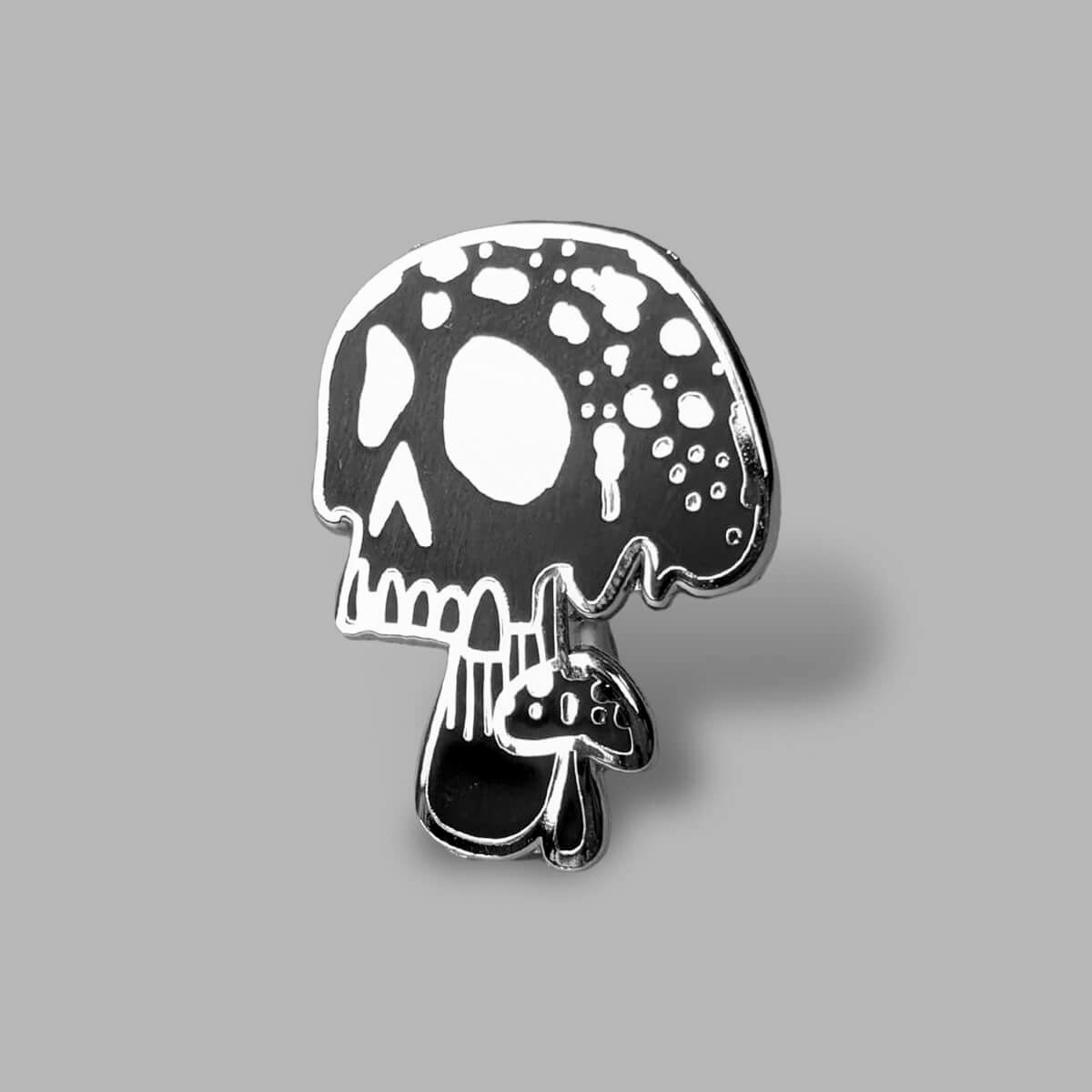 Death Mushroom Enamel Pin | Occult Patches & Pins