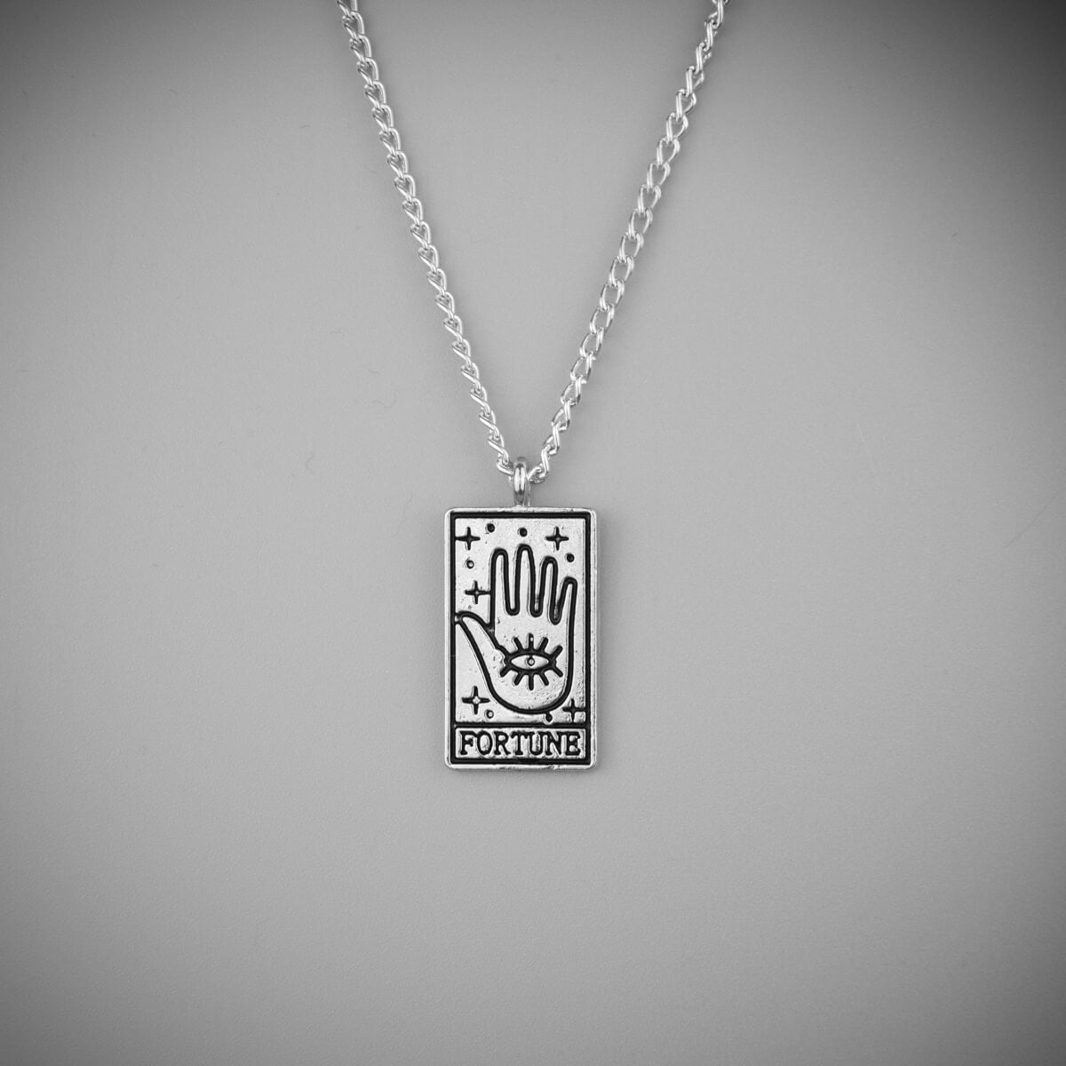 Fortune Tarot Card Necklace | Occult Patches & Pins