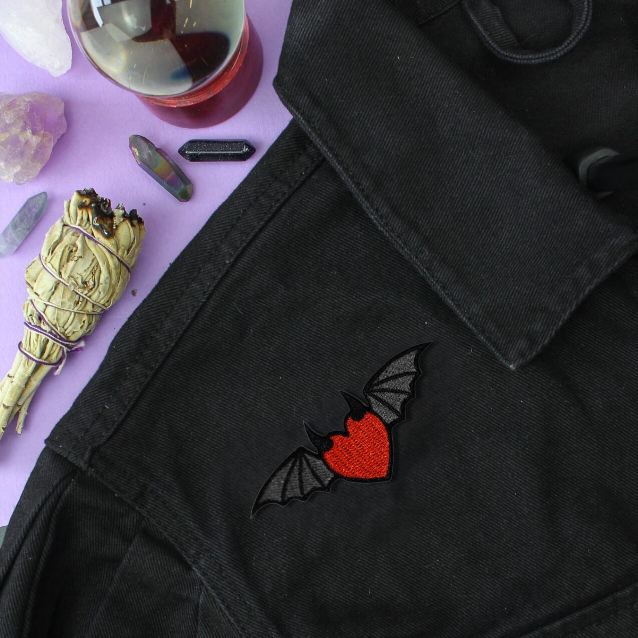 Devil Heart With Wings Patch