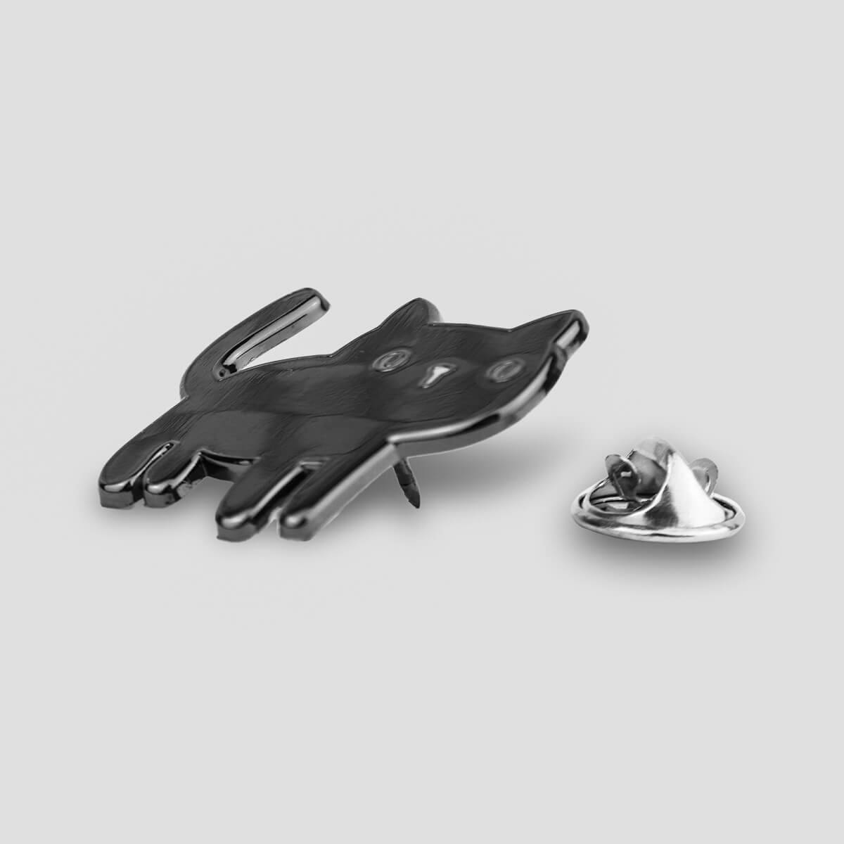 Black Cat Enamel Pin • Occult Patches & Pins