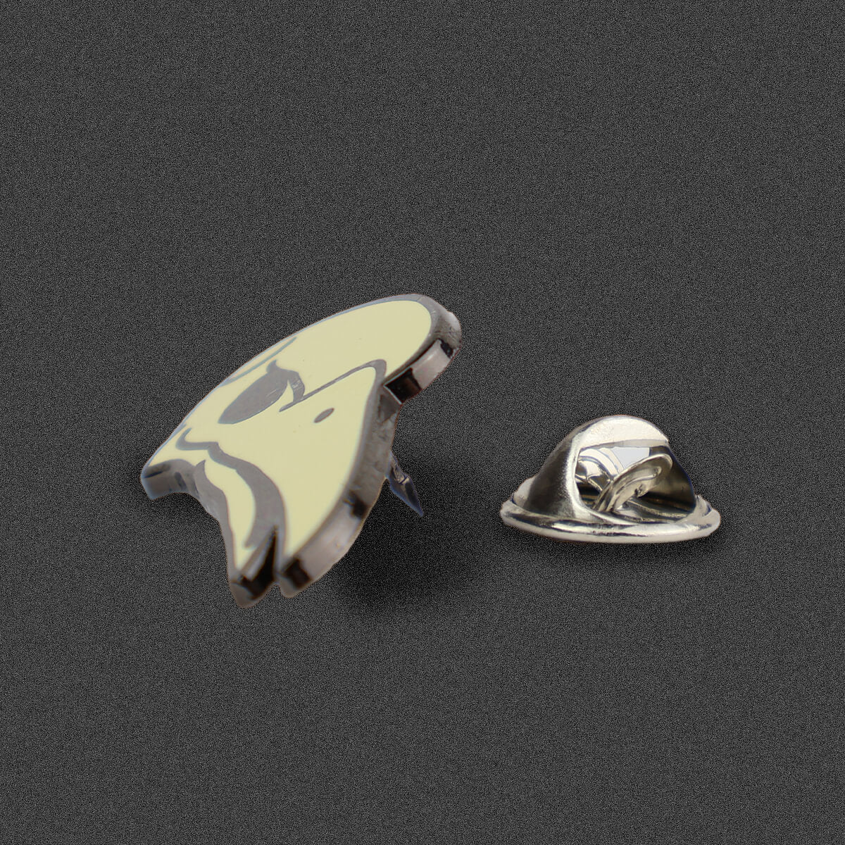 Crow Skull Enamel Pin • Occult Patches & Pins