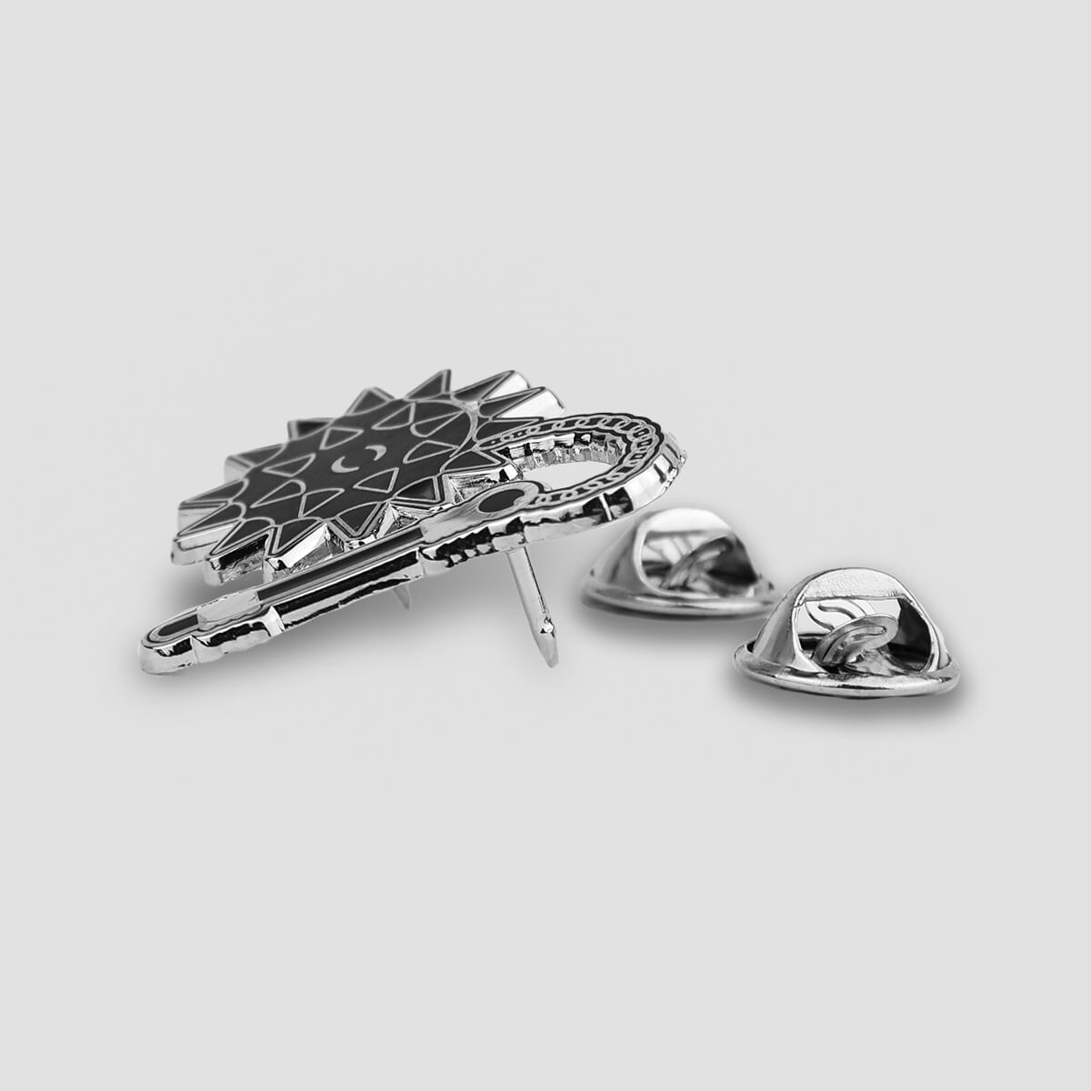 Flail Mace Enamel Pin • Occult Patches & Pins