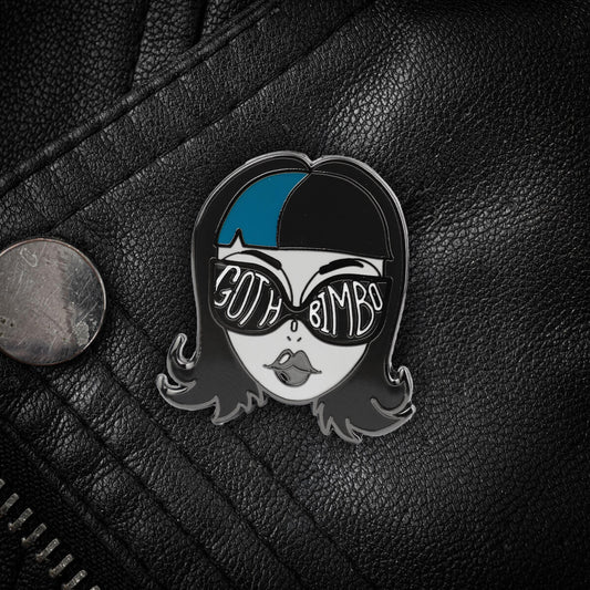 Goth Bimbo Enamel Pin • Occult Patches & Pins