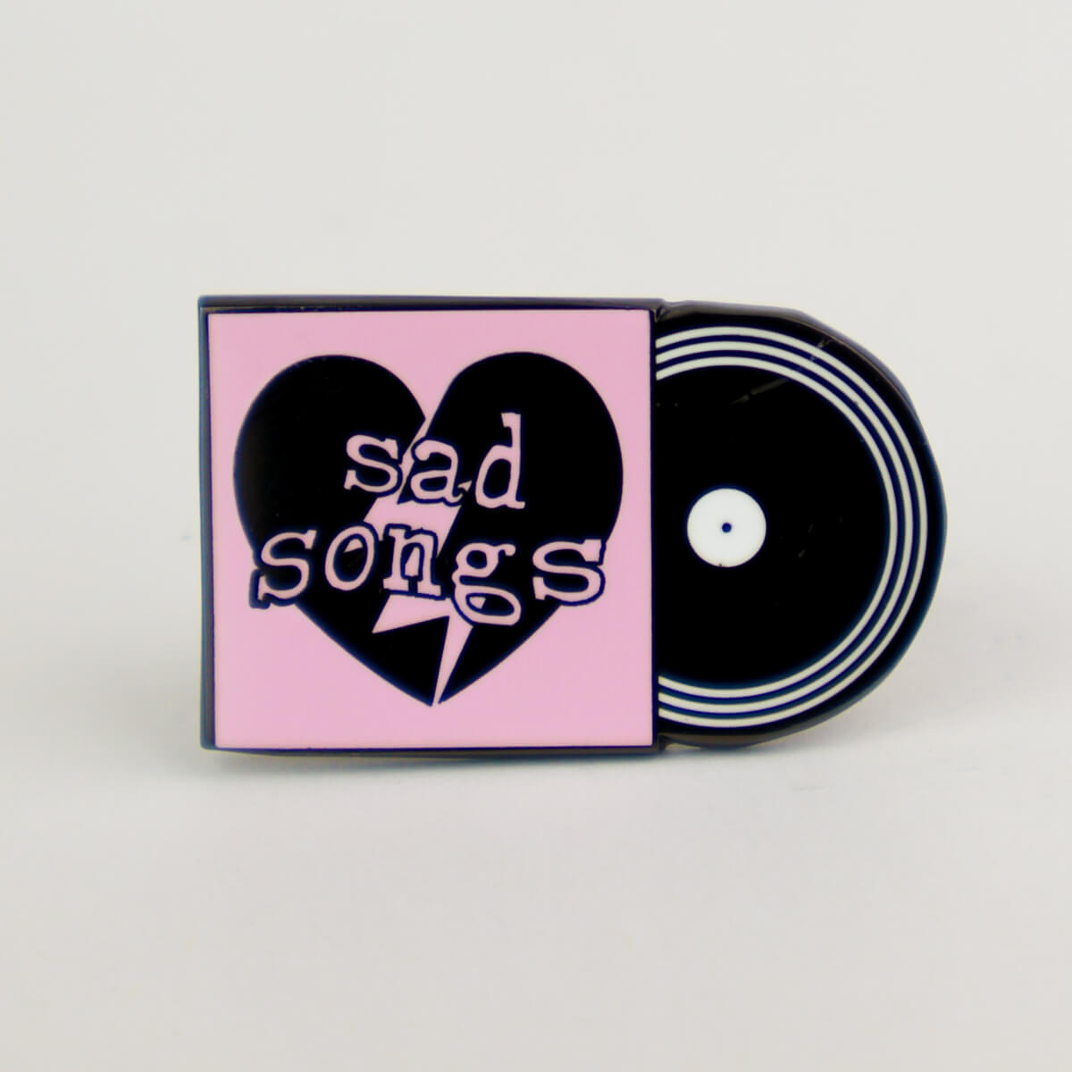 Vinyl Record Enamel Pin
