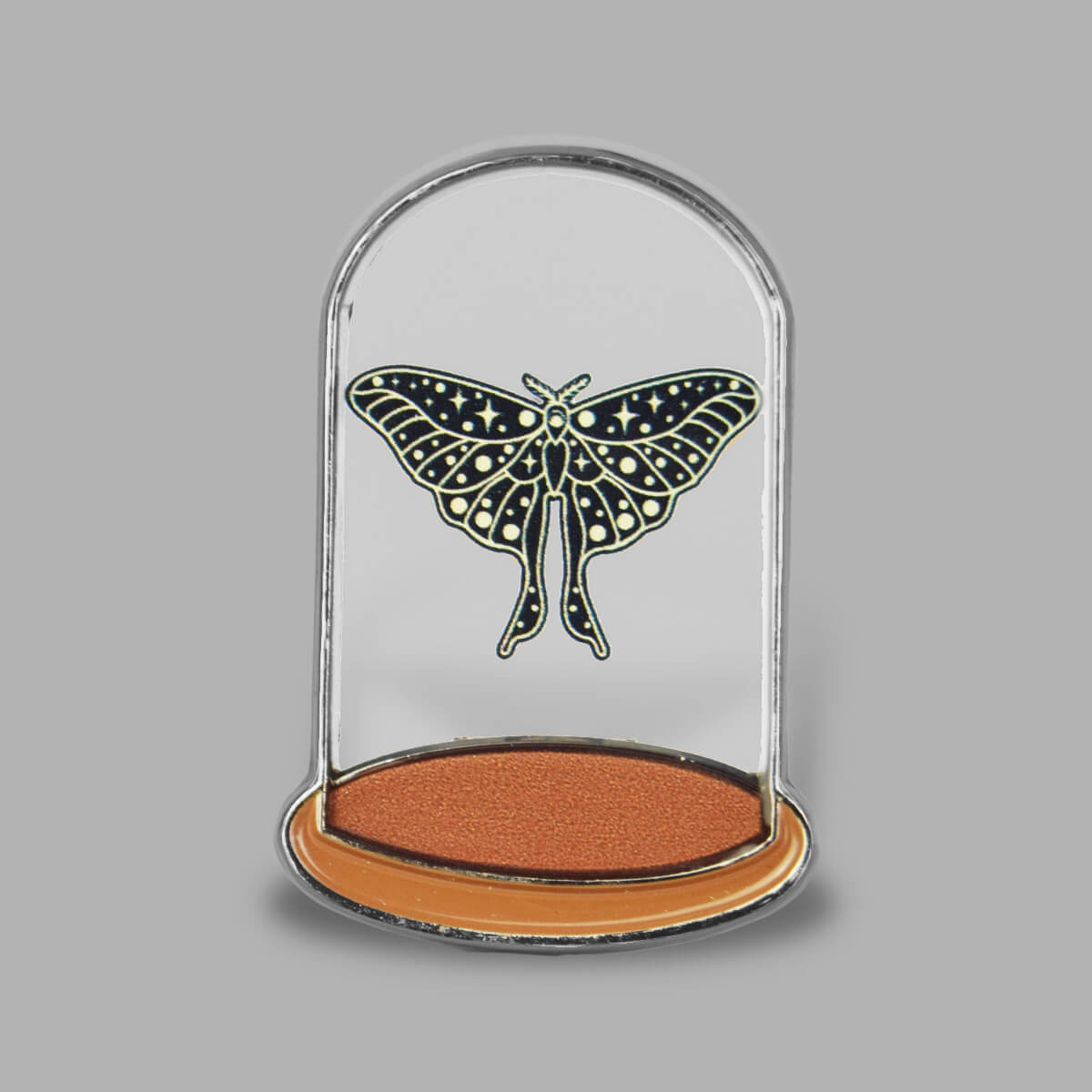Moth Curio Enamel Pin