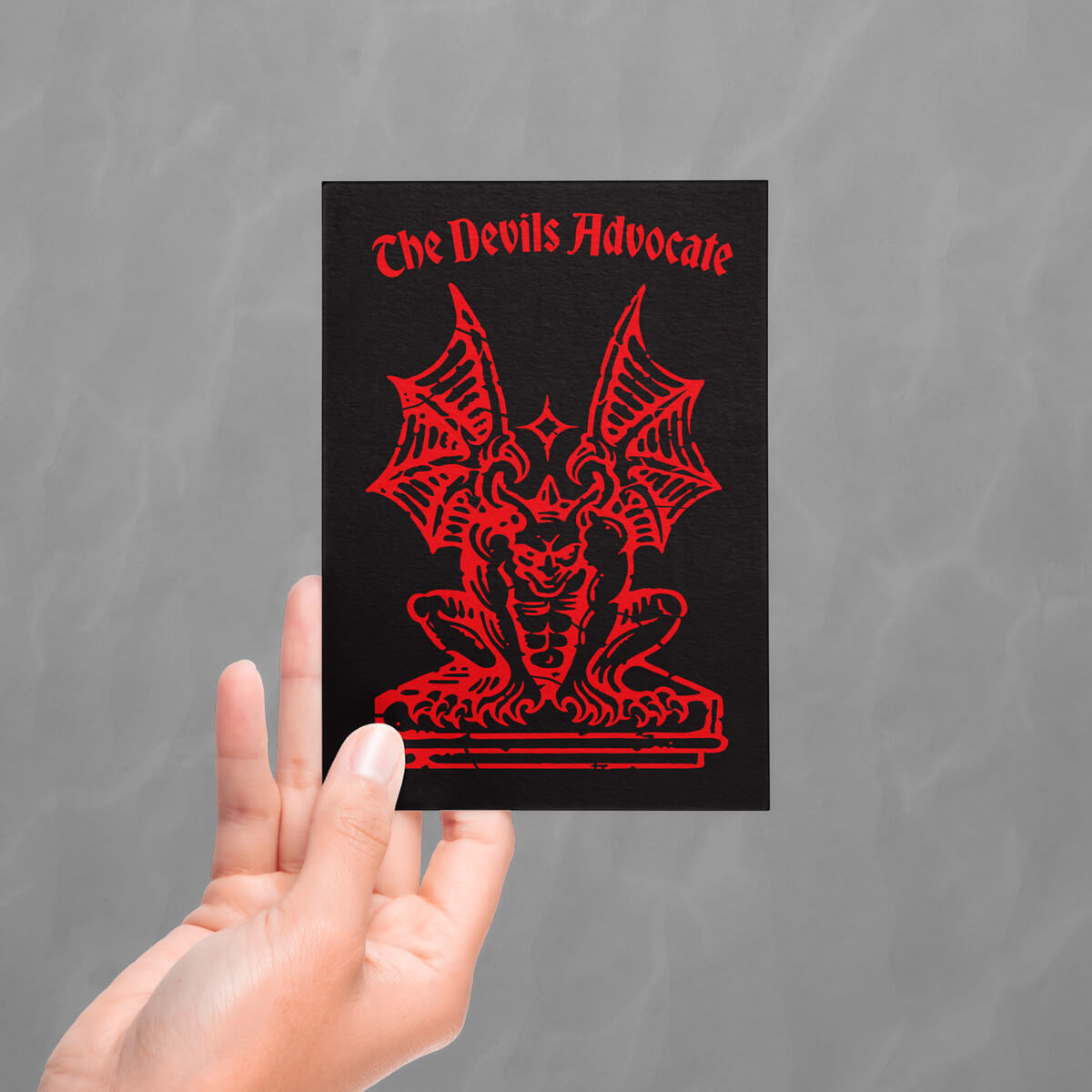 The Devil's Advocate Postcard - Occult Patches & Pins
