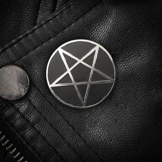 Pentagram Enamel Pin | Occult Patches & Pins