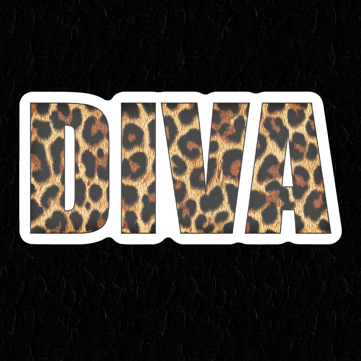 Diva Leopard Sticker - Occult Patches & Pins