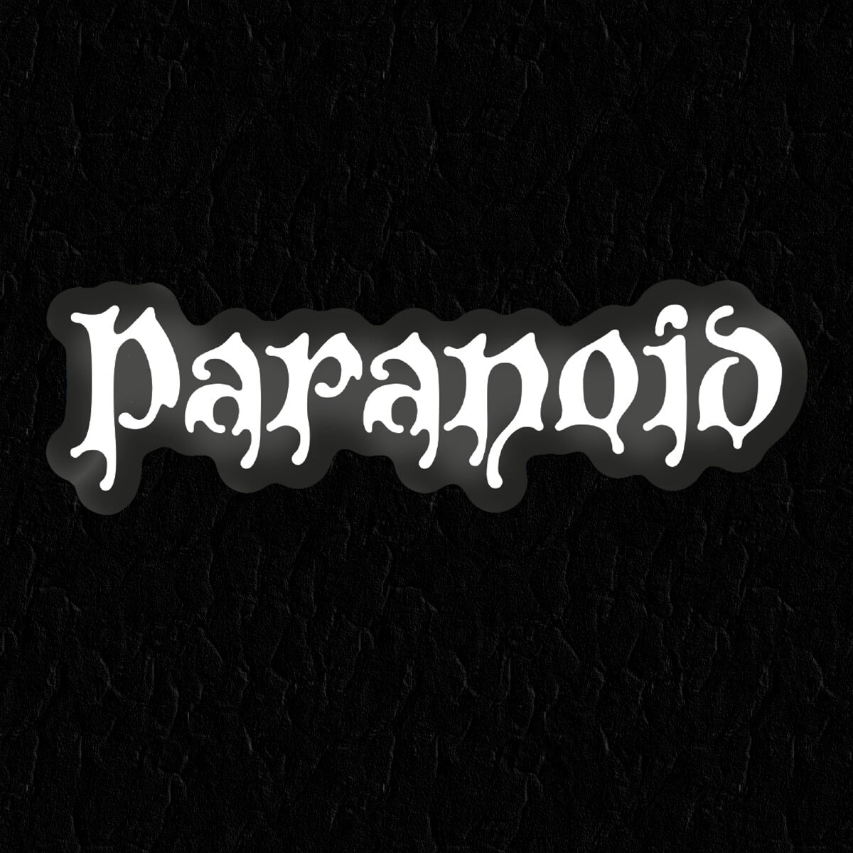 Paranoid Sticker - Occult Patches & Pins