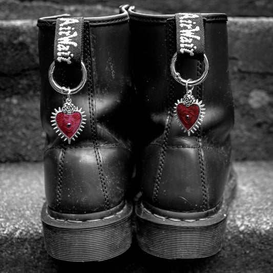 Sacred Heart Boot Charms | Occult Patches & Pins
