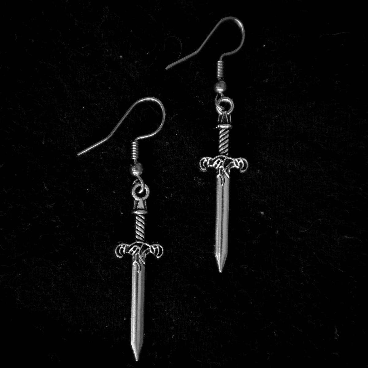 Dagger Earrings • Occult Patches & Pins