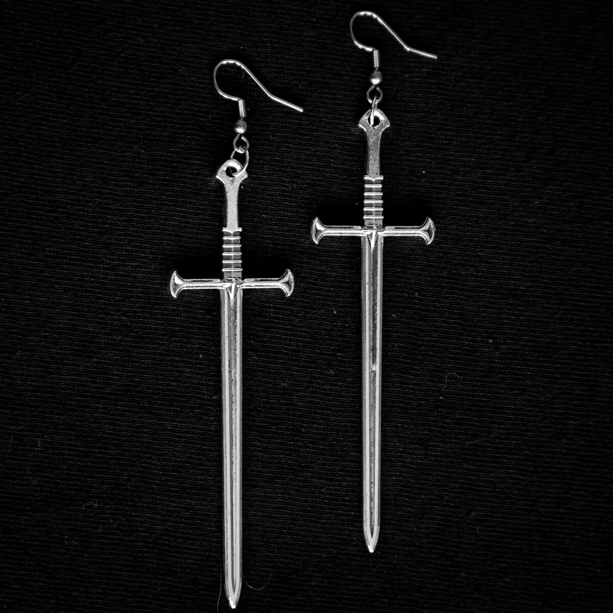 Large Sword Earrings • Occult Patches & Pins