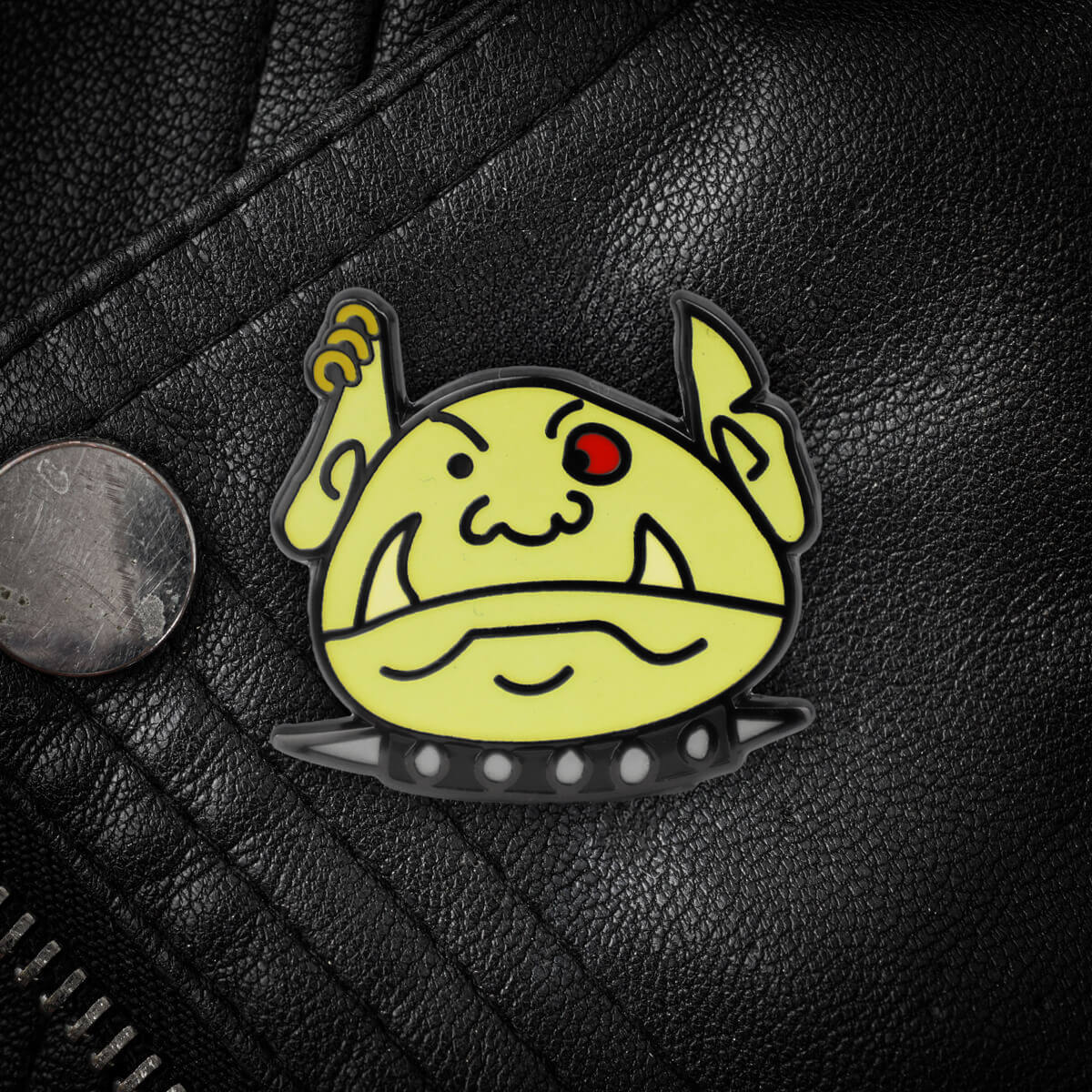 Silly Goblin Enamel Pin ⛧ Occult Patches & Pins