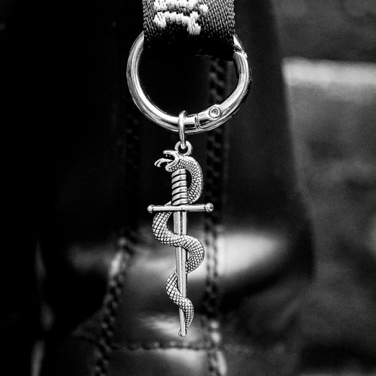 Snake & Sword Boot Charm