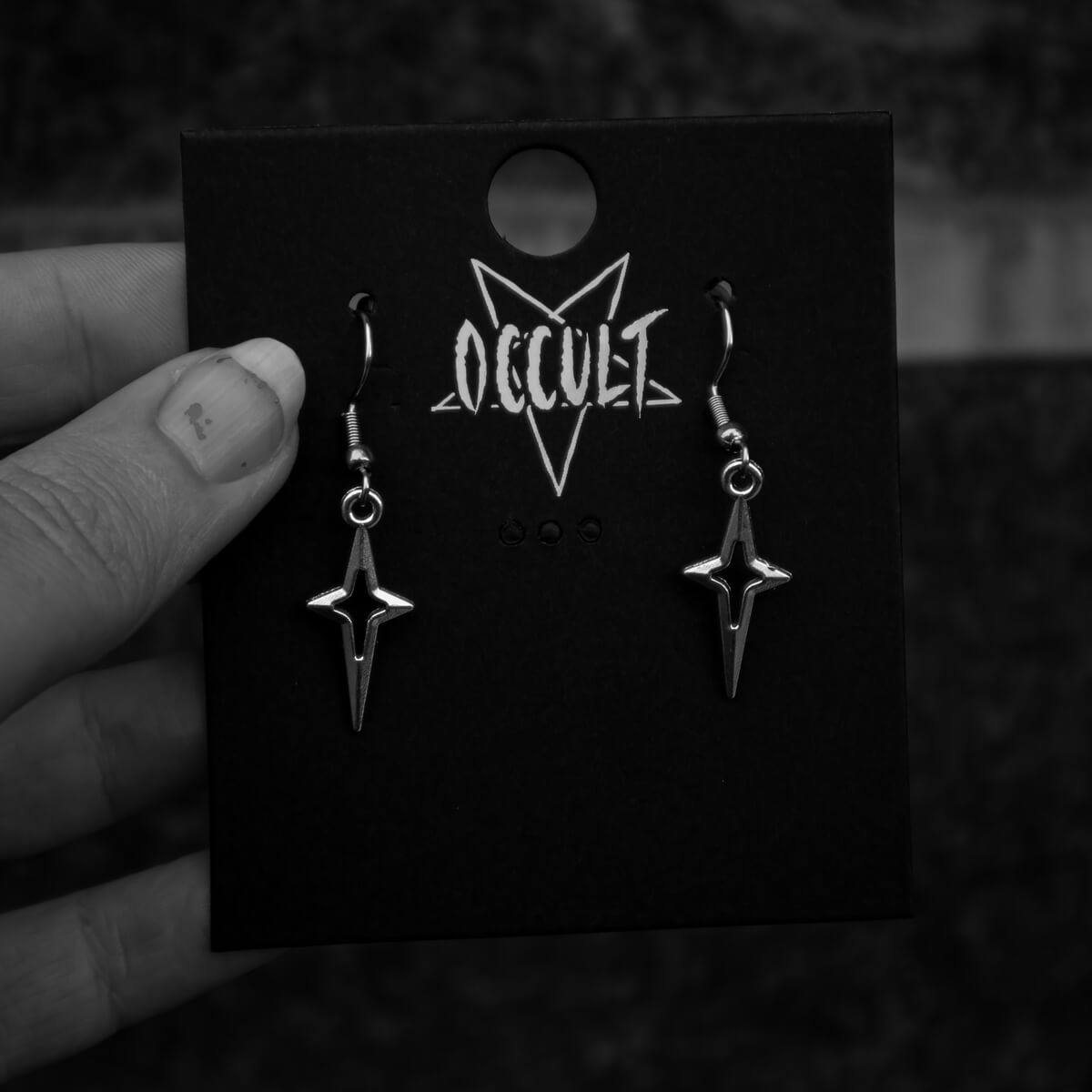 Sparkle Earrings ⛧ Occult Patches & Pins