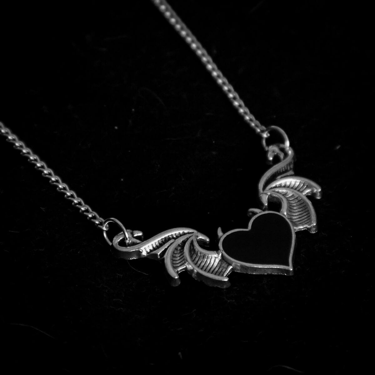 Devil Heart Necklace • Occult Patches & Pins