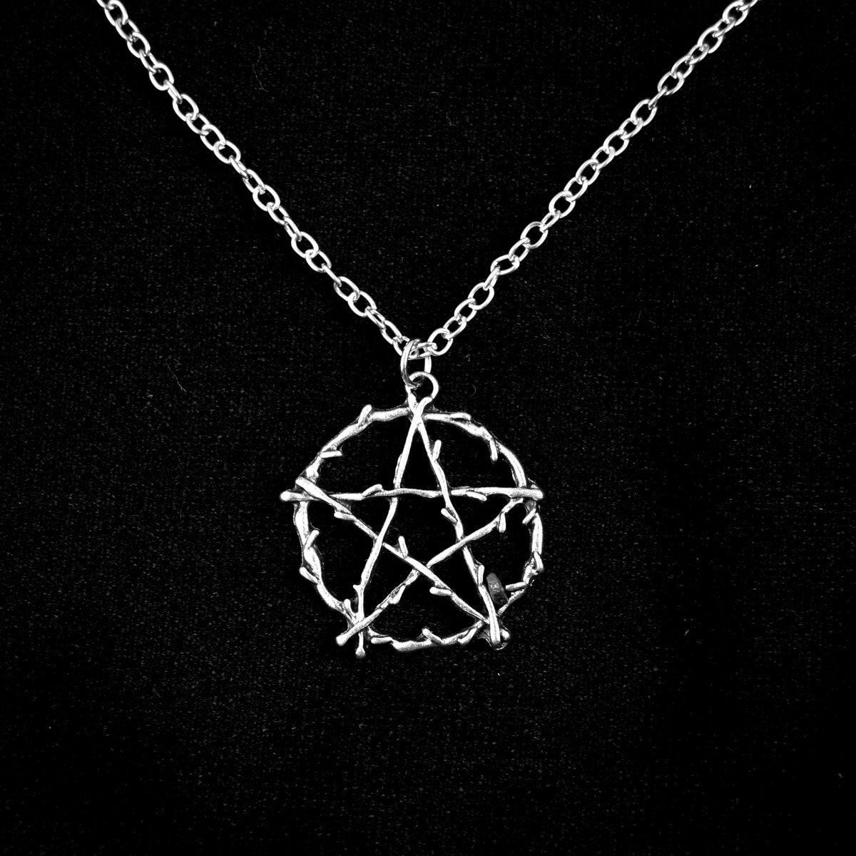 Wicca Pentagram Necklace ⛧ Occult Patches & Pins