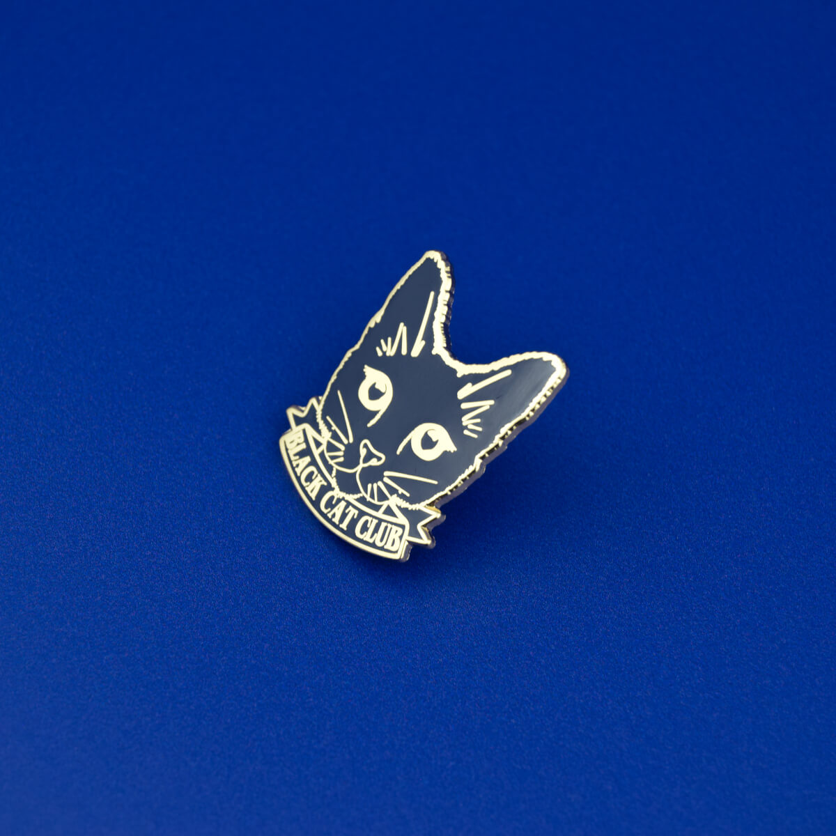Black Cat Club Pin - Occult Patches & Pins