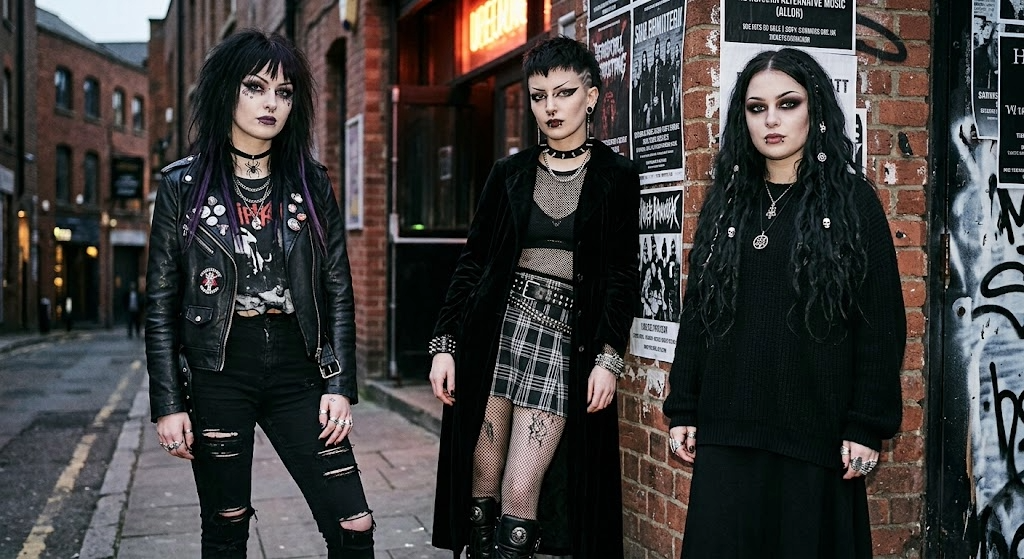 How Do Goths Use Fashion, Makeup and Body Modification? - Occult Patches & Pins