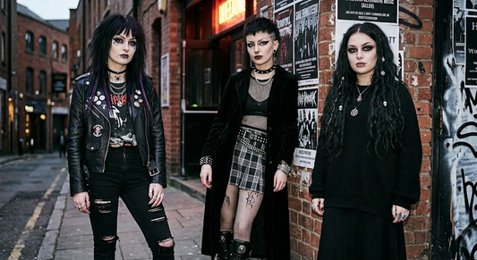 How Do Goths Use Fashion, Makeup and Body Modification? - Occult Patches & Pins