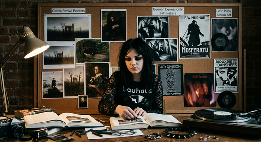 What Are the Visual Arts and Media That Goth Culture Draws From? - Occult Patches & Pins