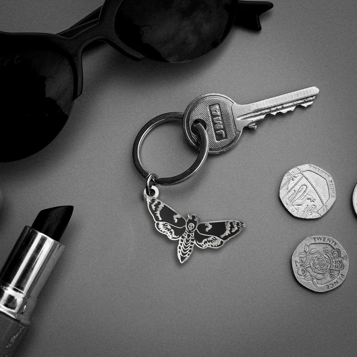 Gothic Keyrings ⛧ Occult Patches & Pins