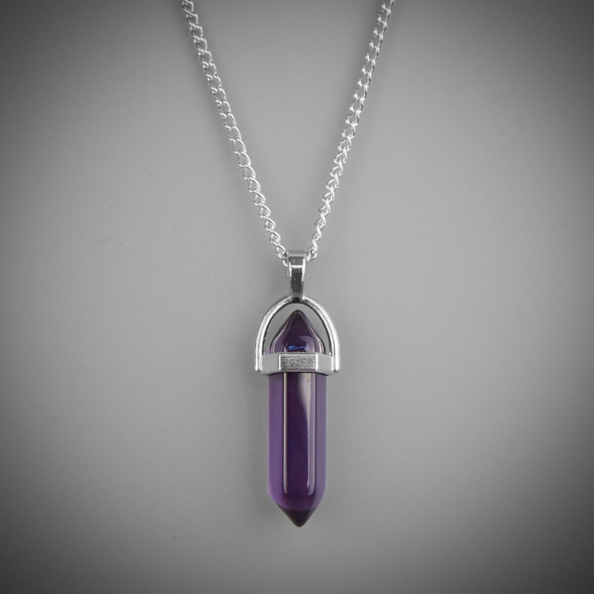 Amethyst Crystal Necklace