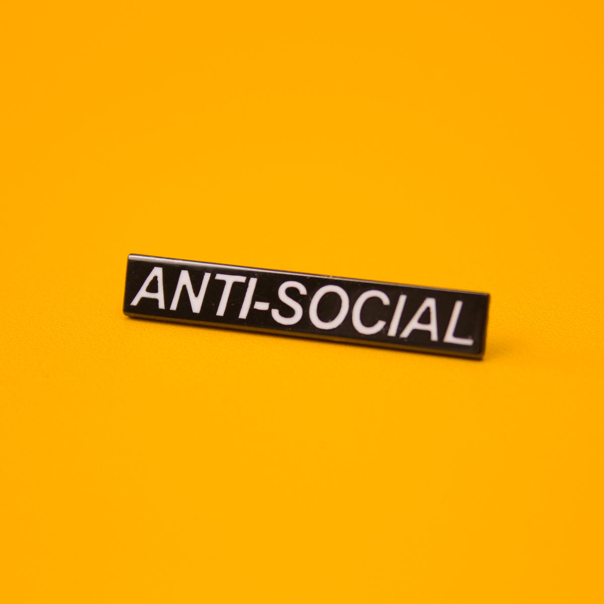 Anti-Social Enamel Pin | Occult Patches & Pins