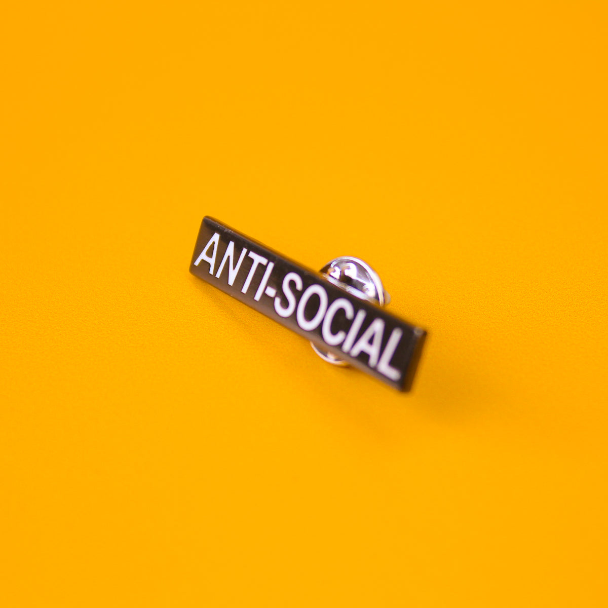 Anti-Social Enamel Pin | Occult Patches & Pins