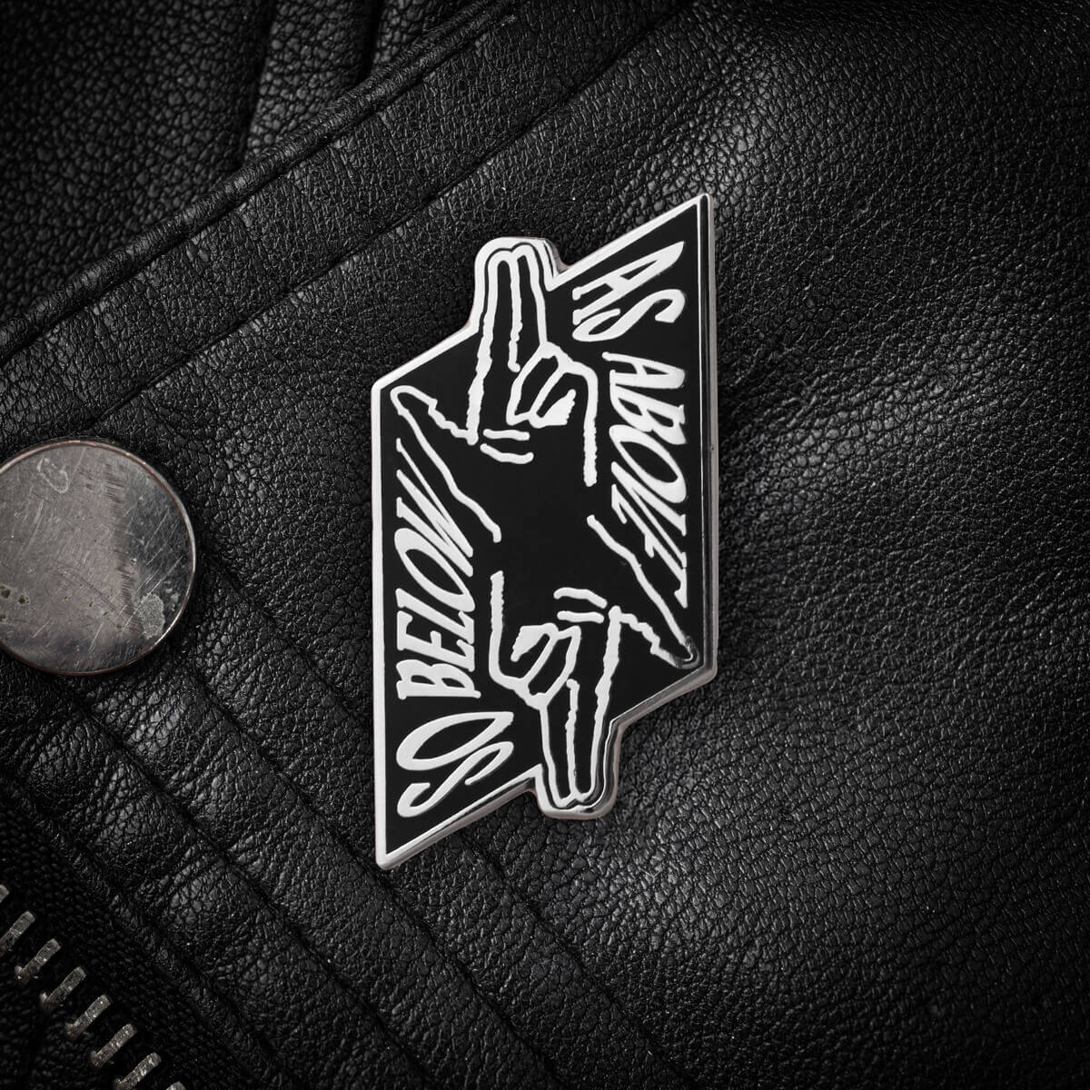 As Above So Below Enamel Pin | Occult Patches & Pins