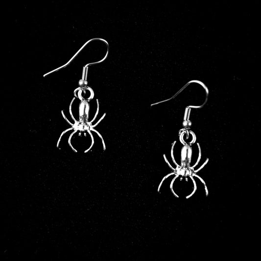 Spider Earrings | Occult Patches & Pins