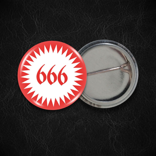 666 Badge ⛧ Occult Patches & Pins