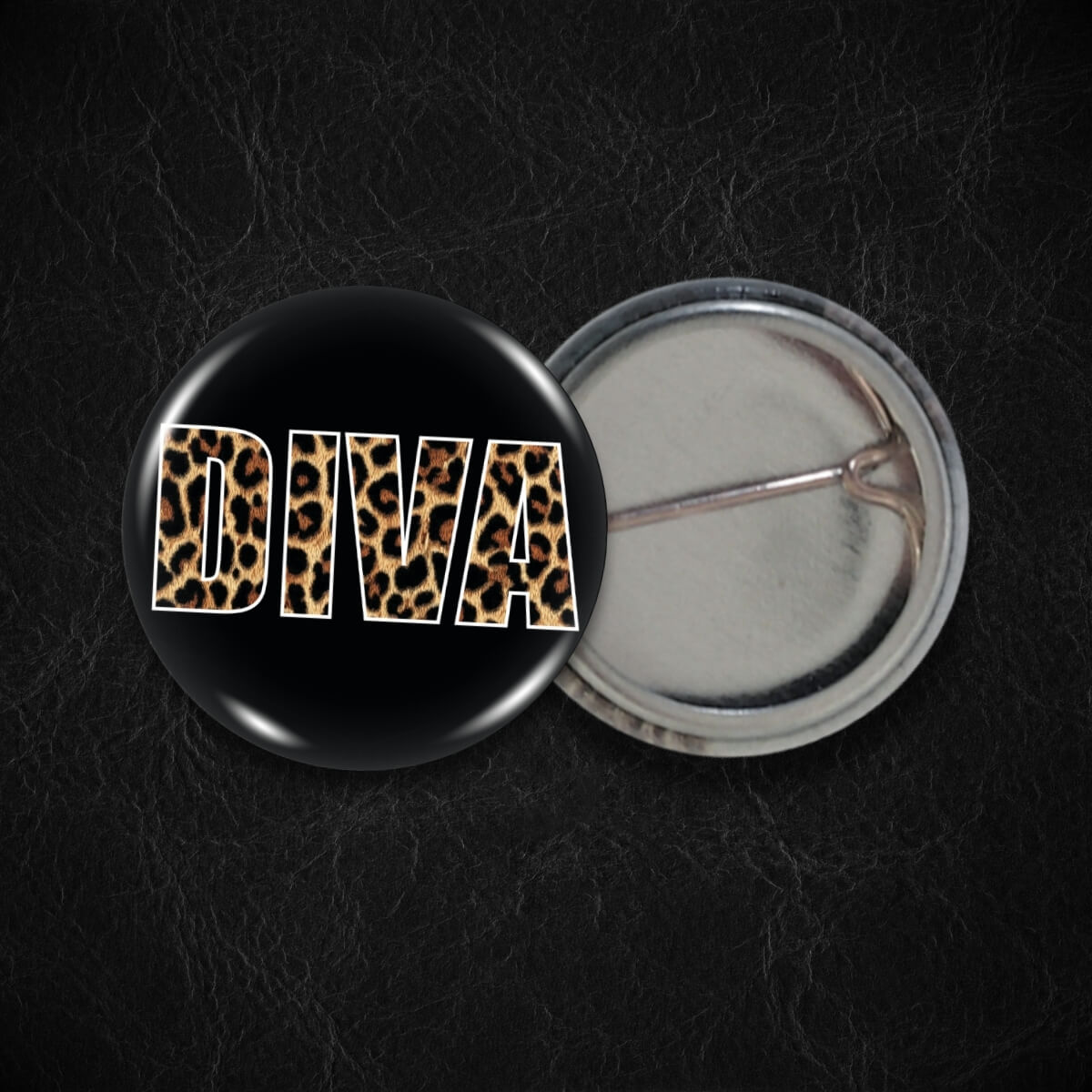 Diva Leopard Badge - Occult Patches & Pins