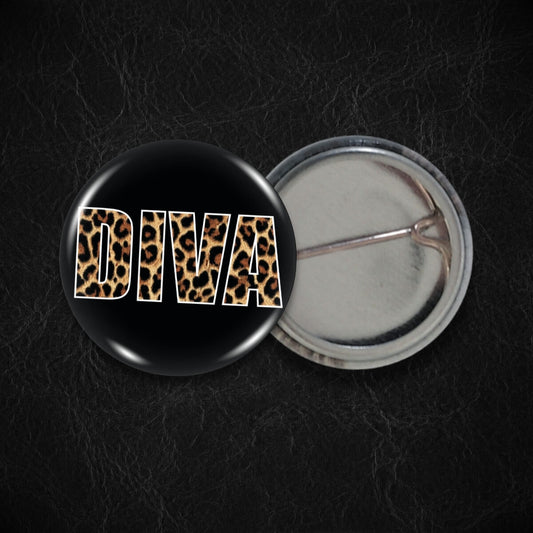 Diva Leopard Badge - Occult Patches & Pins