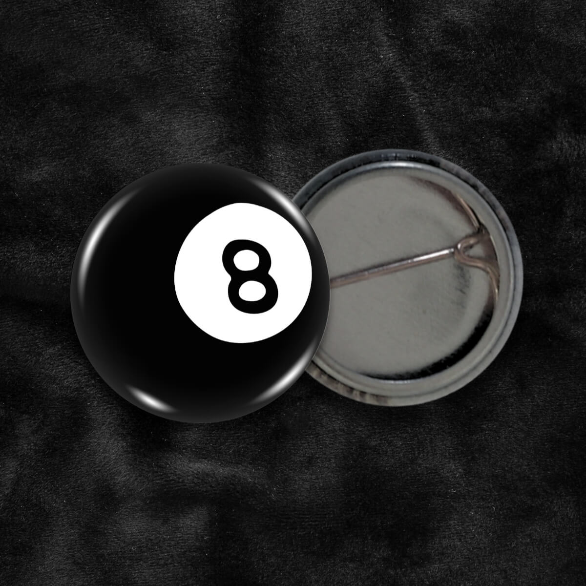 Eight Ball Badge - Occult Patches & Pins