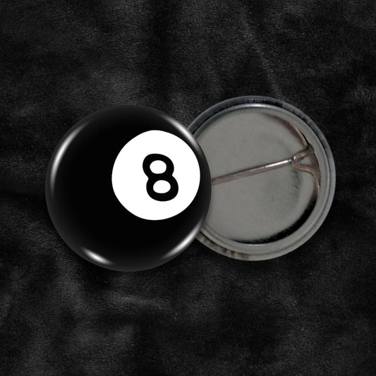 Eight Ball Badge - Occult Patches & Pins