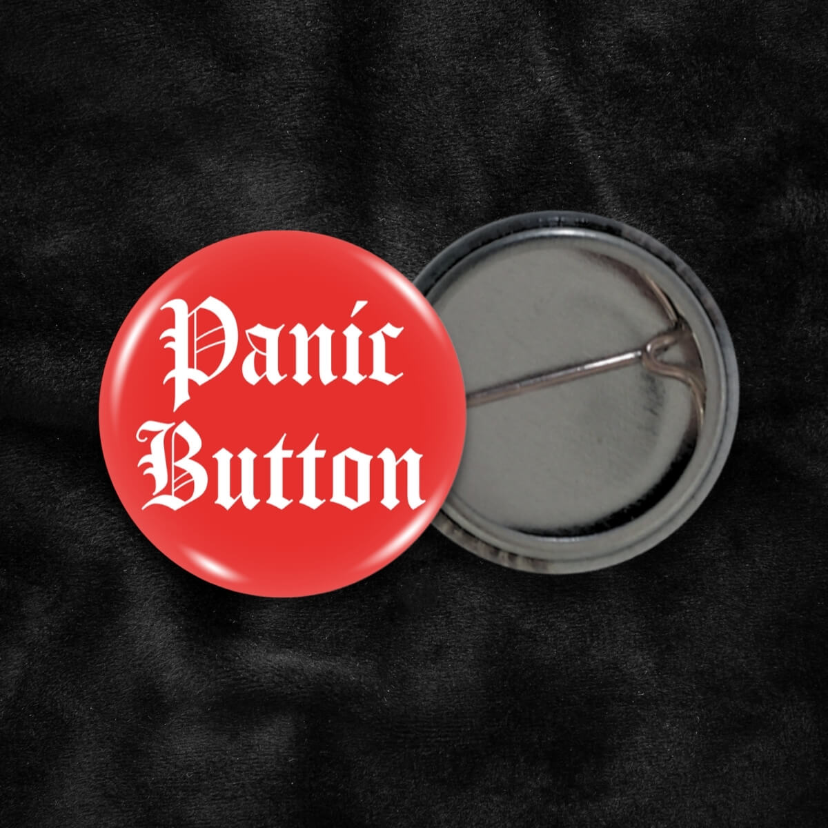 Panic Button Badge - Occult Patches & Pins