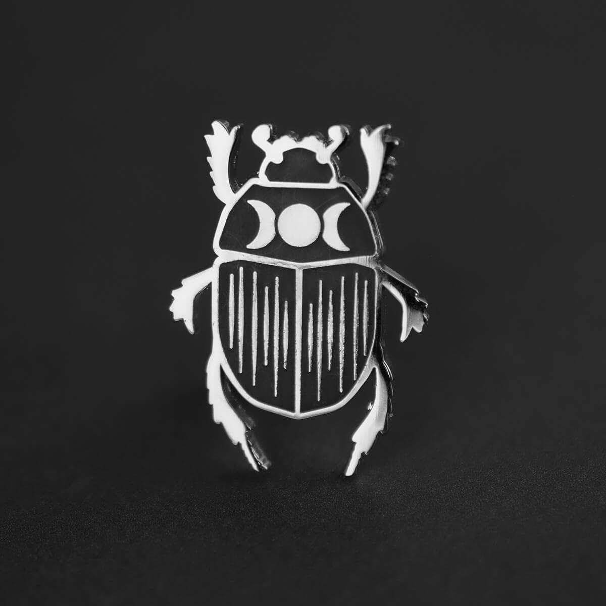 Beetle Enamel Pin | Occult Patches & Pins