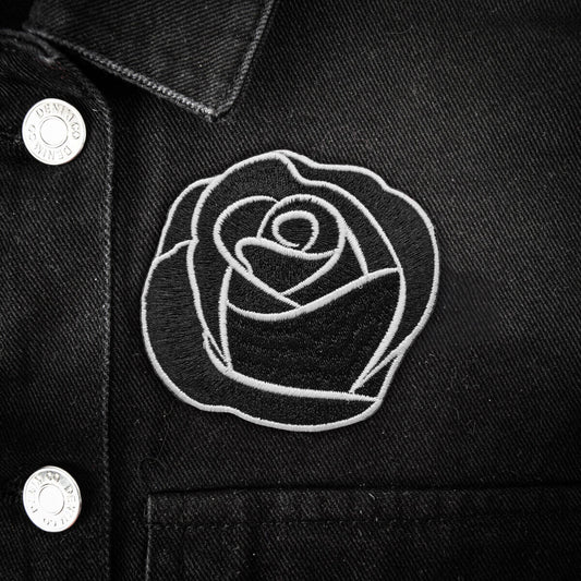 Black Rose Patch | Occult Patches & Pins