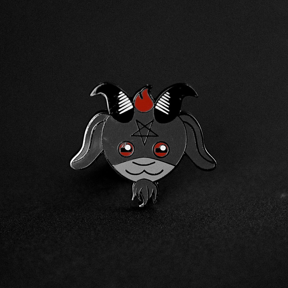 Cute Baphomet Enamel Pin | Occult Patches & Pins