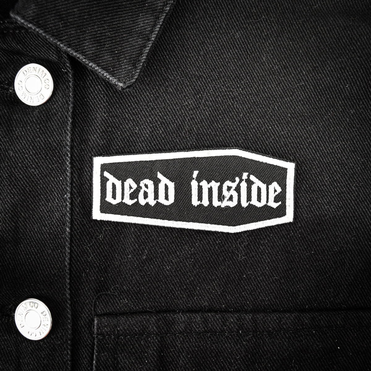 Dead Inside Coffin Patch | Occult Patches & Pins