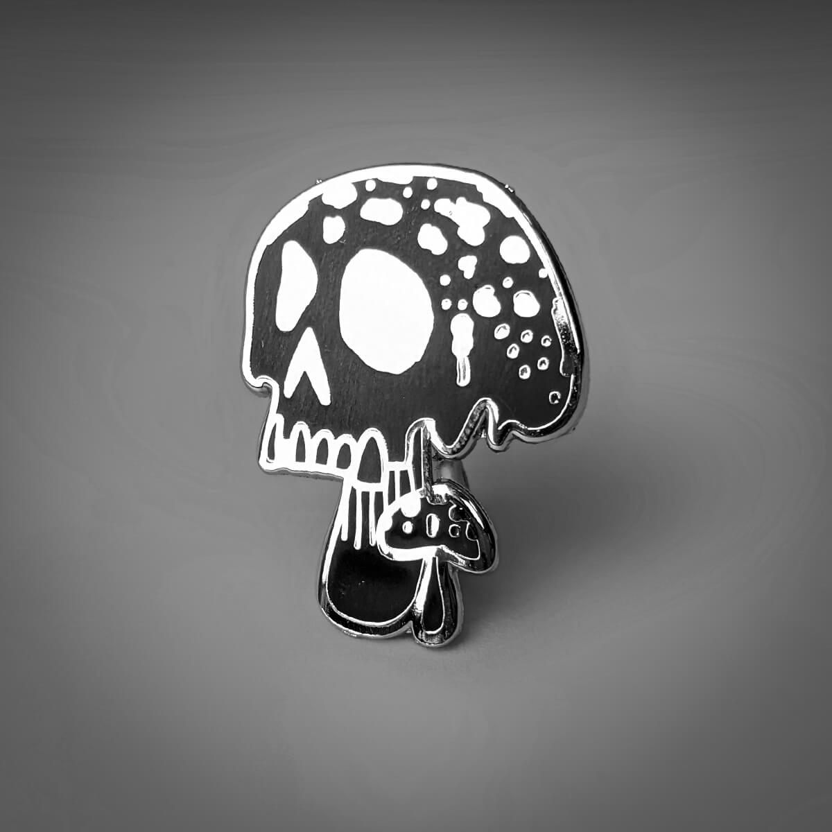  Death Mushroom Enamel Pin | Occult Patches & Pins