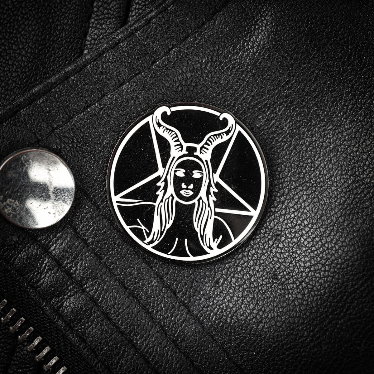 Devil Woman Enamel Pin | Occult Patches & Pins