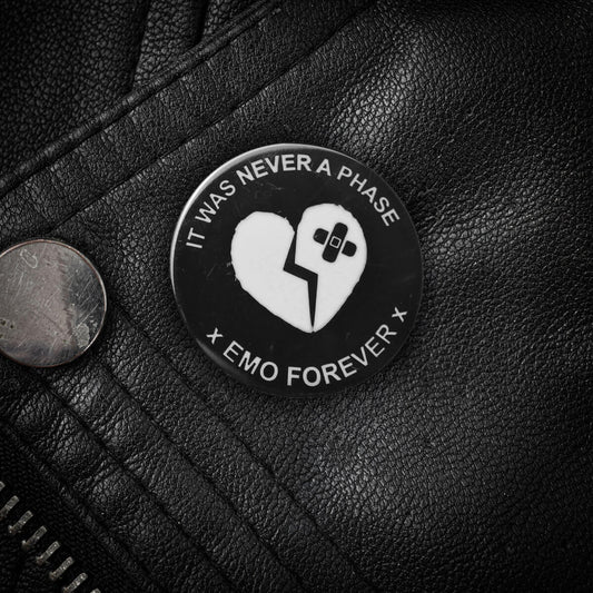 Emo Forever Enamel Pin | Occult Patches & Pins