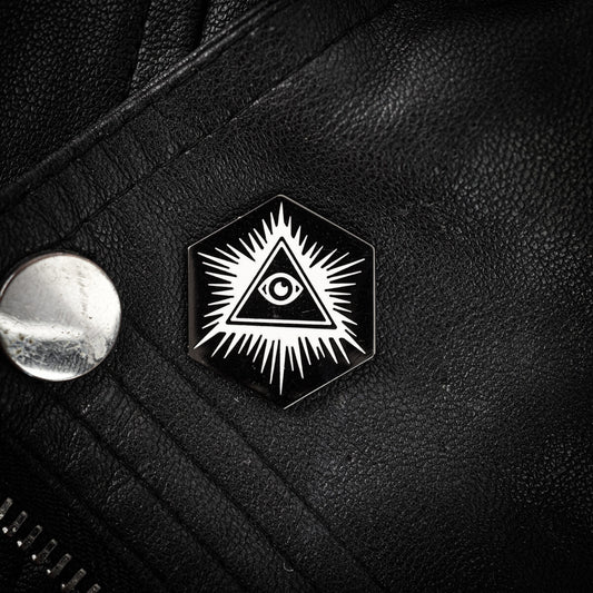 Eye Of Providence Enamel Pin | Occult Patches & Pins