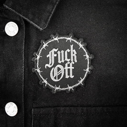 Fuck Off Gothic Patch | Occult Patches & Pins